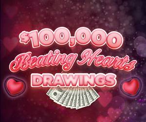 $100,000 Beating Hearts Drawings