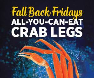 Fall Back Fridays - All You Can Eat Crab Legs
