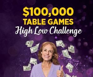 $100,000 Table Games High Low Challenge