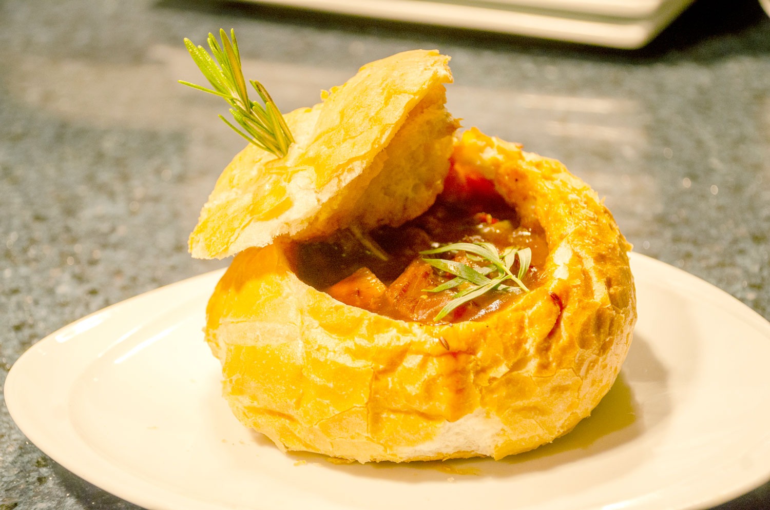 Castaways Bar - Bread bowl