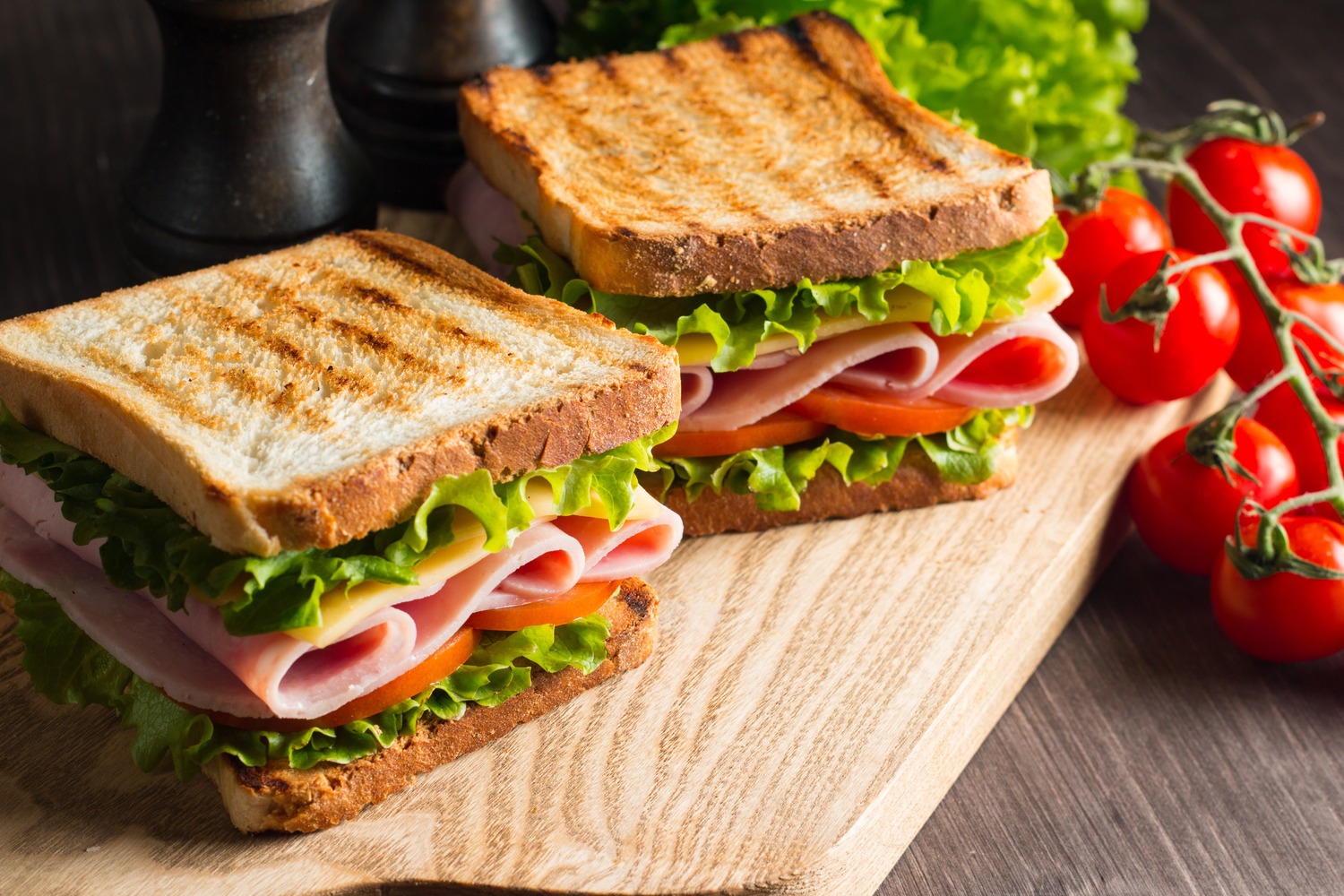 Food Court - Board of sandwiches
