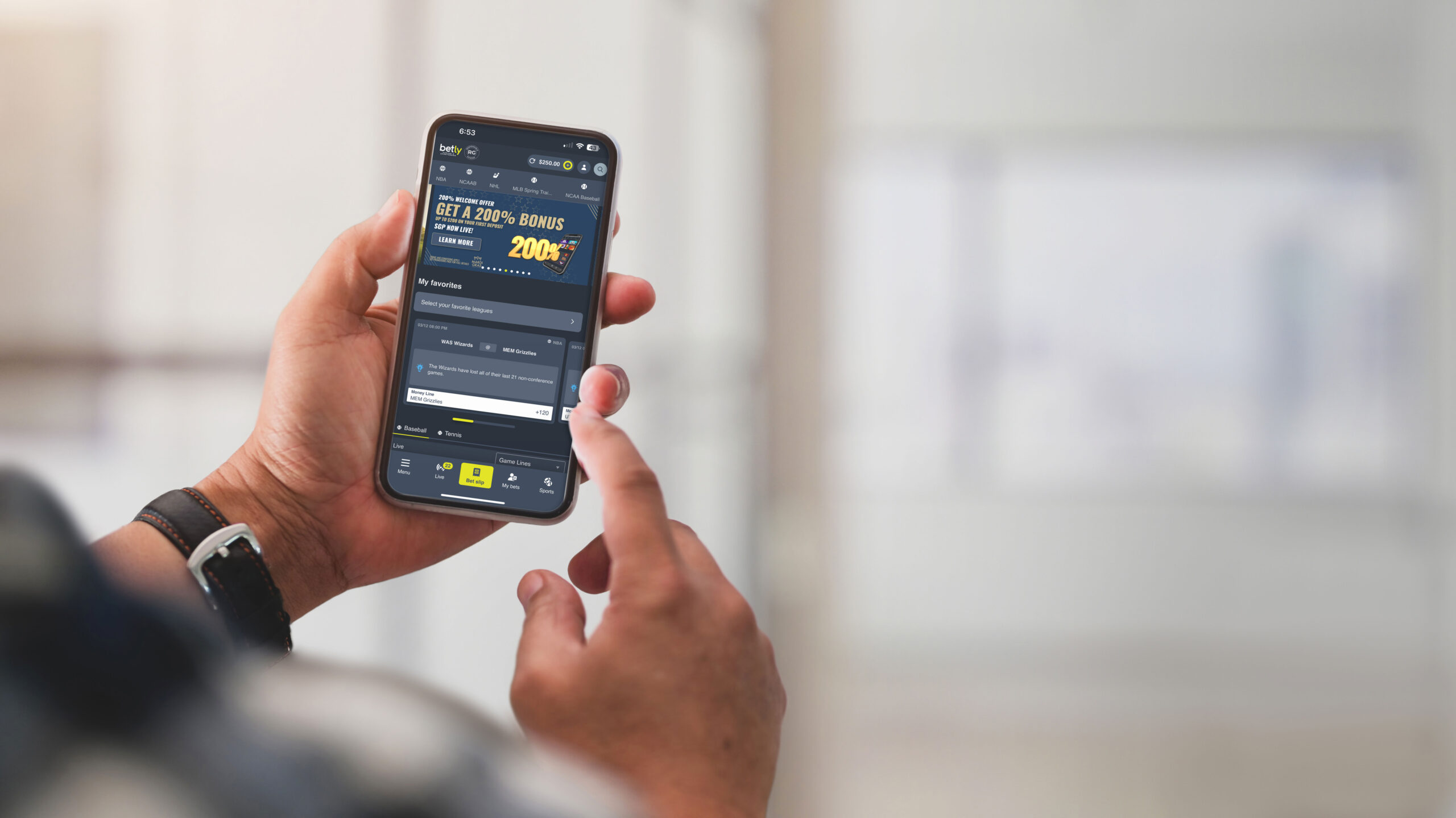 Experience the Betly Casino and Sportsbook!