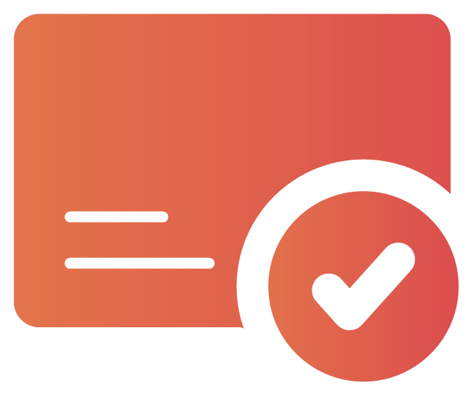 Membership card icon