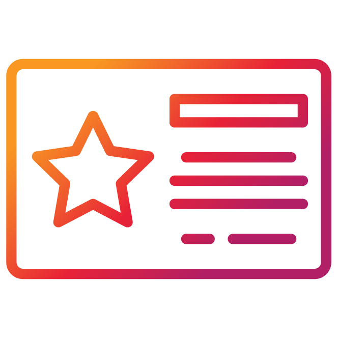 Enrollment form icon